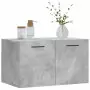 Mobile a Parete Grigio Cemento 60x36,5x35 cm Legno Multistrato