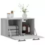 Mobile a Parete Grigio Sonoma 60x36,5x35cm in Legno Multistrato