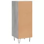 Credenza Grigio Sonoma 34,5x34x90 cm in Legno Multistrato