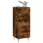 Credenza Rovere Fumo 34,5x34x90 cm in Legno Multistrato