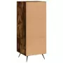 Credenza Rovere Fumo 34,5x34x90 cm in Legno Multistrato