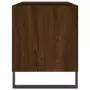 Mobile Porta Dischi Rovere Marrone 85x38x48cm Legno Multistrato