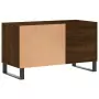 Mobile Porta Dischi Rovere Marrone 85x38x48cm Legno Multistrato