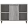 Mobile da Bagno Grigio Sonoma 80x33x60 cm in Legno Multistrato