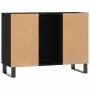 Mobile da Bagno Nero 80x33x60 cm in Legno Multistrato