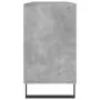 Armadietto da Bagno Grigio Cemento 80x33x60cm Legno Multistrato