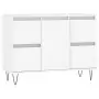 Mobile da Bagno Bianco 80x33x60 cm in Legno Multistrato