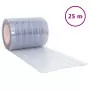 Tenda per Porte Trasparente 300 mm x 2,6 mm 25 m in PVC