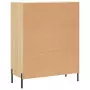 Credenza Rovere Sonoma 69,5x34x90 cm in Legno Multistrato