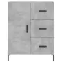 Credenza Grigio Cemento 69,5x34x90 cm in Legno Multistrato