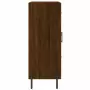 Credenza Rovere Marrone 69,5x34x90 cm in Legno Multistrato