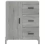 Credenza Grigio Sonoma 69,5x34x90 cm in Legno Multistrato