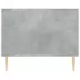 Tavolino Salotto Grigio Cemento 102x50x40 cm Legno Multistrato