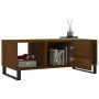 Tavolino Salotto Rovere Marrone 102x50x40 cm Legno Multistrato