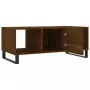 Tavolino Salotto Rovere Marrone 102x50x40 cm Legno Multistrato