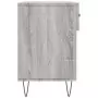 Panca Porta Scarpe Grigio Sonoma 102x35x55 cm Legno Multistrato