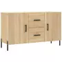 Credenza Rovere Sonoma 100x36x60 cm in Legno Multistrato