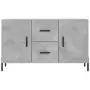 Credenza Grigio Cemento 100x36x60 cm in Legno Multistrato