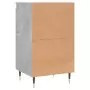 Credenza Grigio Cemento 40x35x70 cm in Legno Multistrato