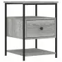 Comodini 2 pz Grigio Sonoma 40x42x56 cm in Legno Multistrato