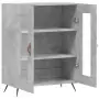 Credenza Grigio Cemento 69,5x34x90 cm in Legno Multistrato