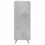 Credenza Grigio Cemento 69,5x34x90 cm in Legno Multistrato