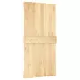 Porta Scorrevole con Set Hardware 100x210cm Legno Massello Pino