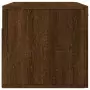 Mobile a Parete Rovere Marrone 80x36,5x35 cm Legno Multistrato