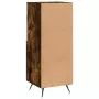 Credenza Rovere Fumo 34,5x34x90 cm in Legno Multistrato