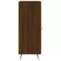 Credenza Rovere Marrone 34,5x34x90 cm in Legno Multistrato