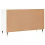 Credenza Bianca 100x36x60 cm in Legno Multistrato