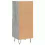 Credenza Grigio Sonoma 34,5x34x90 cm in Legno Multistrato