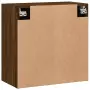 Armadietto a Muro Rovere Marrone 60x31x60 cm Legno Multistrato