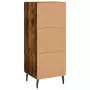 Credenza Rovere Fumo 34,5x34x90 cm in Legno Multistrato