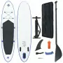 Set Tavola Gonfiabile da SUP Blu e Bianco