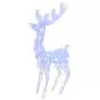 Renna di Natale in Acrilico XXL 250 LED 180 cm Blu