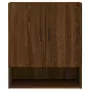 Armadietto a Muro Rovere Marrone 60x31x70 cm Legno Multistrato