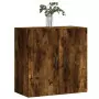 Armadietto a Muro Rovere Fumo 60x31x60 cm in Legno Multistrato