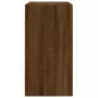 Armadietto a Muro Rovere Marrone 60x31x60 cm Legno Multistrato