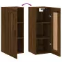 Mobile a Parete Rovere Marrone 34,5x34x90 cm Legno Multistrato