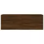 Mobile a Parete Rovere Marrone 100x36,5x35 cm Legno Multistrato