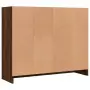 Credenza Rovere Marrone 91x28x75 cm in Legno Multistrato