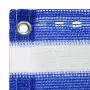 Paravento da Balcone Blu e Bianco 90x500 cm in HDPE