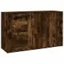 Credenza Rovere Fumo 100x33x59,5 cm in Legno Multistrato