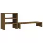 Supporto per Monitor Miele 81x20x30 cm Legno Massello di Pino