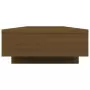 Supporto per Monitor Miele 100x27x14 cm Legno Massello di Pino