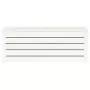 Contenitore Portaoggetti Bianco 89x36,5x33cm Massello di Pino