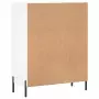 Credenza Bianca 69,5x34x90 cm in Legno Multistrato