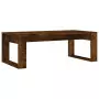 Tavolino da Salotto Rovere Fumo 102x50x35 cm Legno Multistrato