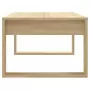 Tavolino da Salotto Rovere Sonoma 102x50x35cm Legno Multistrato